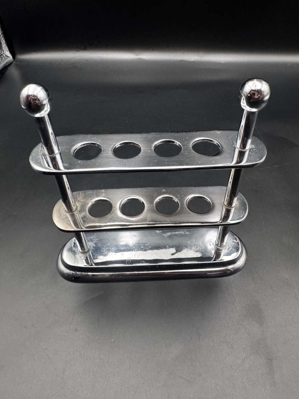 Restoration Hardware Vintage Style Chrome Toothbrush Holder